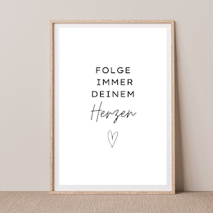 Poster minimalist, poster black and white, positive affirmation mental health sayings poster - self-love poster, encouragement poster