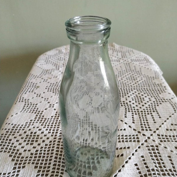 Glass bottle vintage soviet milk bottle glass jar 1/2 liters mason jar container blue green color glass  kitchen decor soviet household