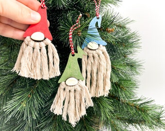 Funny Christmas Gnome Ornaments - Unique Personalized Family Gift or Holiday Decor