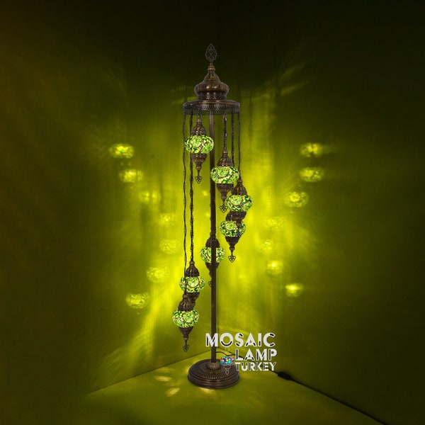 Mosaic Ball Lamp Etsy