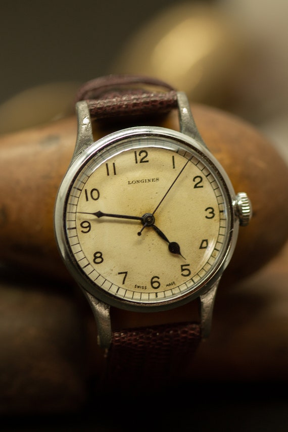 Longines 159/6b Unmarked WW2 Pilot 