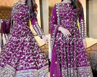anarkali dress design patterns