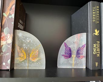 Fairy wings, sword and crown resin art
