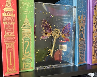 Fairy wings and skeleton key