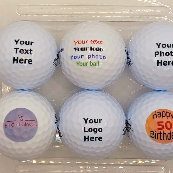 Personalised Golf Balls Etsy UK