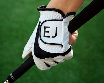 Gepersonaliseerde golfhandschoen voor kinderen: 100% leer, kinderen en jongeren