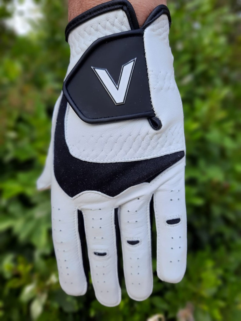 6 Golf Gloves Leather or All Weather Men's Full Cabretta Leather or All Weather in 6 different vibrant colours for RIGHT HAND GOLFERS Only image 7