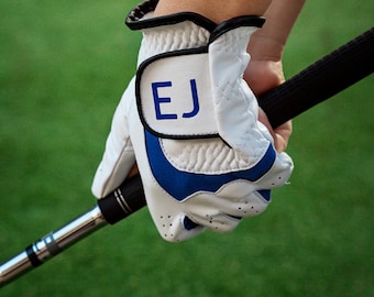 Junior Golf Glove Personalised with Name or Initials 100% Leather Kids Youth Child Golf Glove