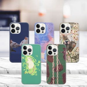 Nuova custodia per telefono con motivo a topi per iPhone 15 14 13 12 11 SE XR, Samsung Galaxy S24 FE S23 Fe S22 A54 A25 A15, Pixel 9 8Pro 7A 6A