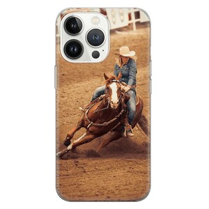 Barrel Racing Phone Case, Bull Riding Cover, Western Design - Etsy