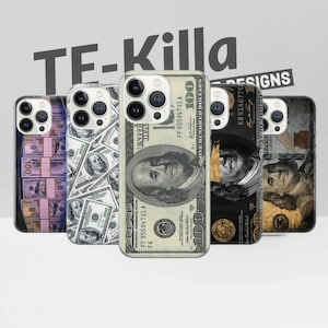 Neue Papiergeld Handyhülle Dollarscheinhülle für iPhone 15 14 13 12 11 SE XR, Samsung Galaxy S24 S23 Fe S22 A54 A25 A15, Pixel 9 8Pro 7A 6A