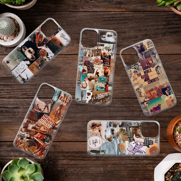 Western Phone Case Rodeo Cover for iPhone 15 14 13 12 11 SE XR, Samsung Galaxy S24 S23 Fe S22 A54 A25 A15, Pixel 8A 8Pro 7A 6A