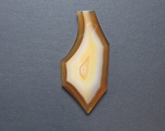 Brazilian piranha agate designer cabochon