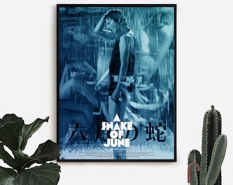 A Snake of June Japanese Movie Poster • Shinya Tsukamoto • Japanese Cinema