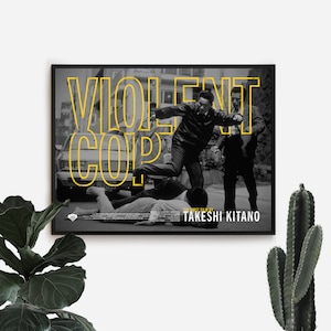 Cartel de la película Violent Cop Takeshi Kitano • Cine japonés