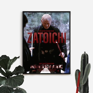 Zatoichi Movie Poster • Takeshi Kitano • Japanisches Kino