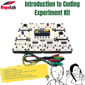 Kit di programmazione educativa per bambini: set di esperimenti sulle porte logiche, progetto di elettronica fai da te STEM