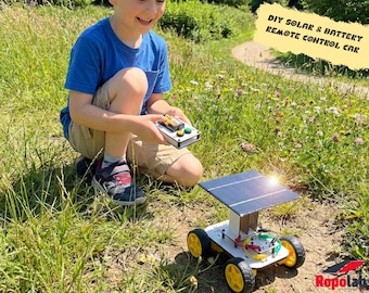 DIY Solar & Batterie Fernsteuerungs Kit: STEM Lernspielzeug