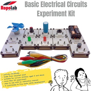 Grundlegende elektrische Schaltungen Experimentierkasten - MINT Lernspielzeug für Kinder & Anfänger