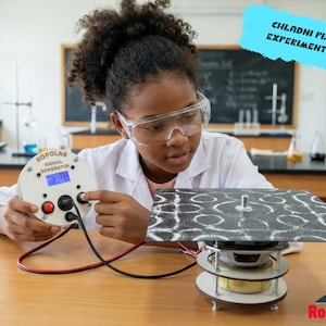 Chladni Bordenset | Handgemaakt Cymatics-geluidsgolfexperiment