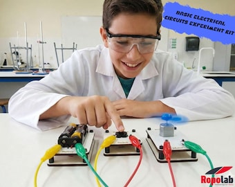 Basic Electrical Circuits Experiment Kit – STEM Learning Toy for Kids & Beginners