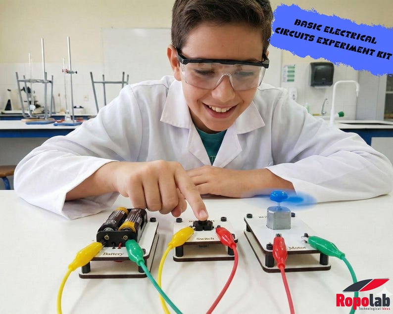 Basic Electrical Circuits Experiment Kit – STEM Learning Toy for Kids ...