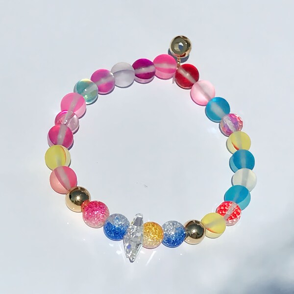 PASTEL CHIC - Bracelets Aurique en Pierre Naturelle - Énergie et Aura - Sélection A à K - Pierres Petites & Grosses - Idée Cadeau