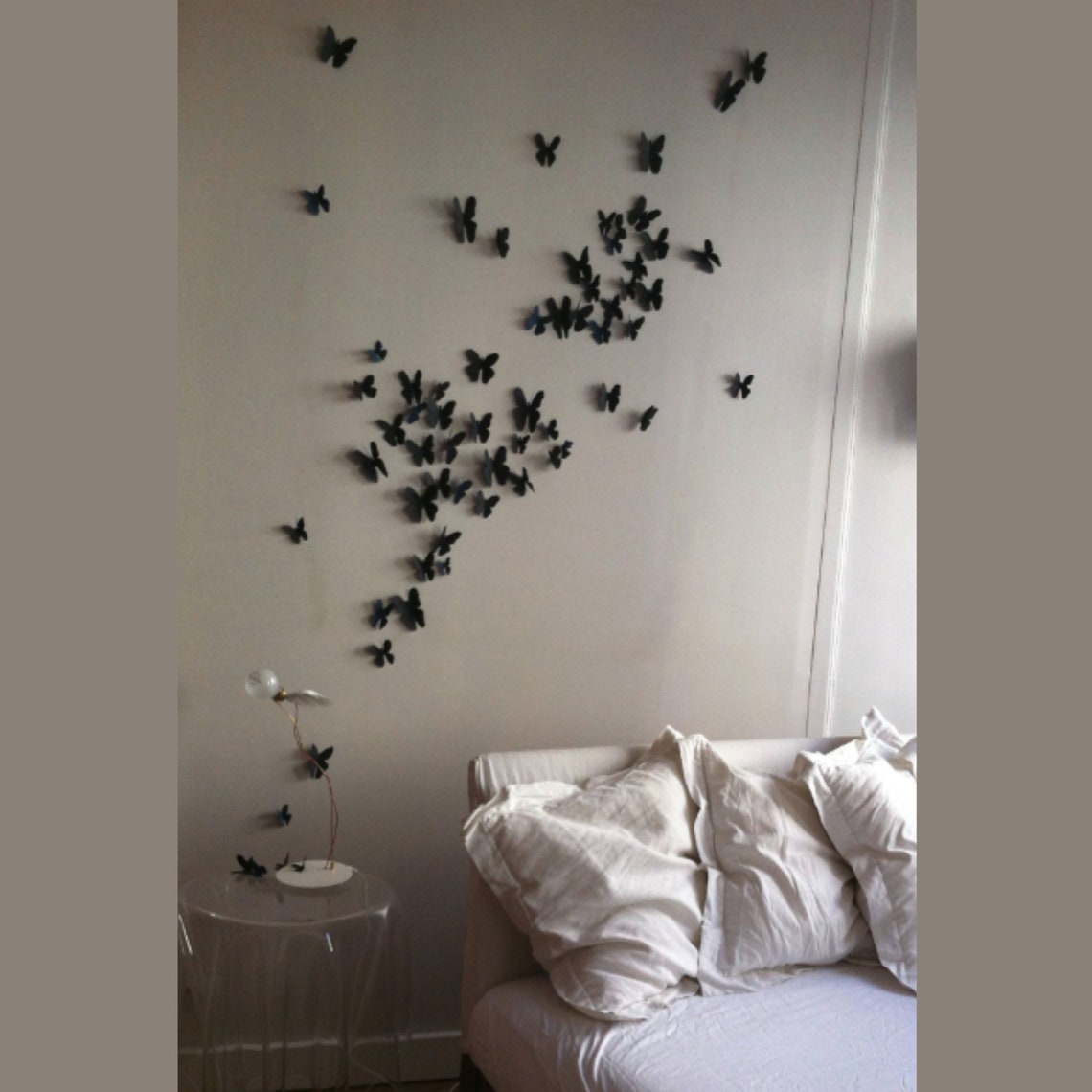 120 Pcs 3d Butterfly Wall Decor Stickers Thanksgiving Outdoor Etsy