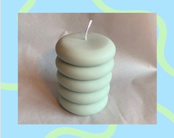 donut macaron candle kaars