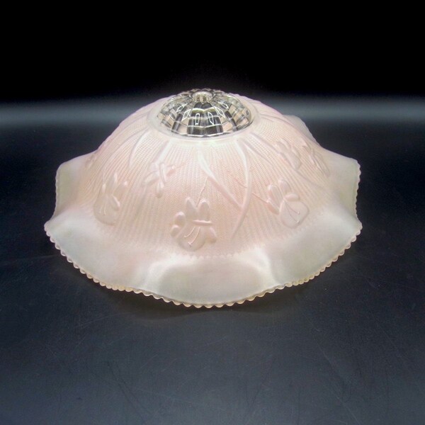 Depression Glass Lamp Pink Etsy