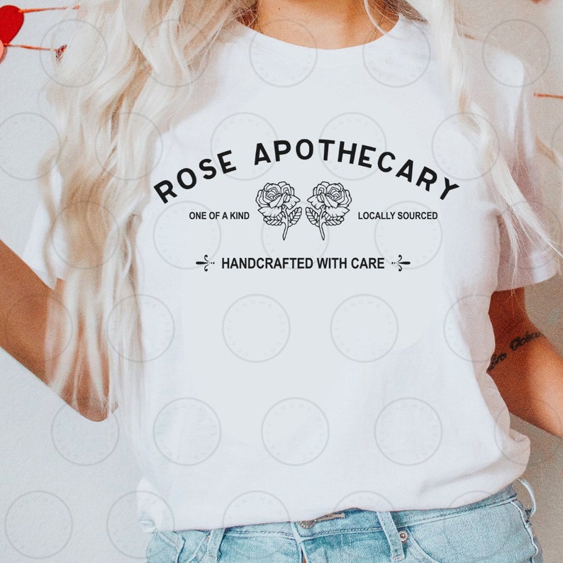 Rose Apothecary Minimalist PNG SVG Digital Instant Download | Etsy