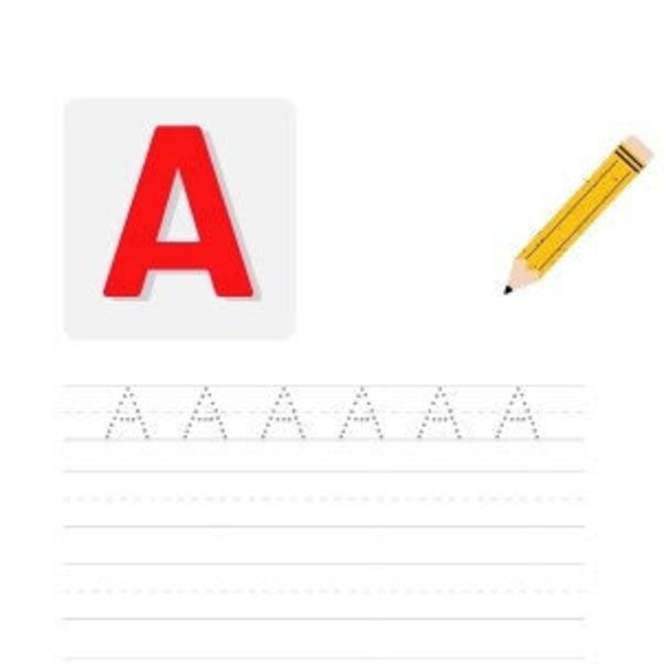 Children Alphabet Practice Work Book Full Alphabet A-Z...26 pages