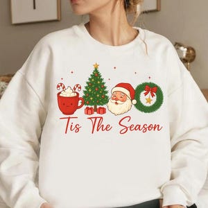 Tis The Season Sweatshirt, Christmas Tis The Season Sweatshirt, Merry Christmas Shirt, Christmas Sweatshirt, Cute Winter Hoodie