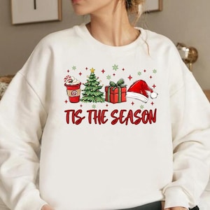 Tis The Season Sweatshirt, Christmas Tis The Season Sweatshirt, Merry Christmas Shirt, Christmas Sweatshirt, Cute Winter Hoodie