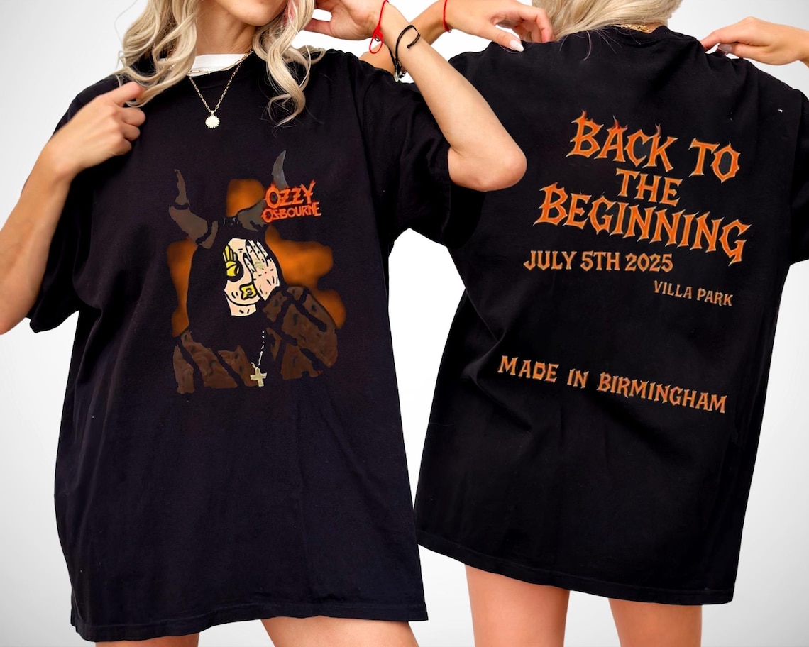 ozzy osbourne back to the beginning t shirt
