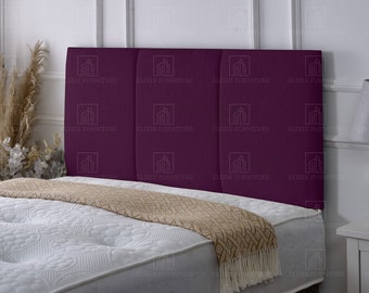 Headboard Chenille Fabric 24" ALTON Upholstered Bed - All Sizes & Colours