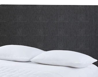 Plain Headboard Chenille Fabric 20"  Upholstered Bed - All Sizes & Colours