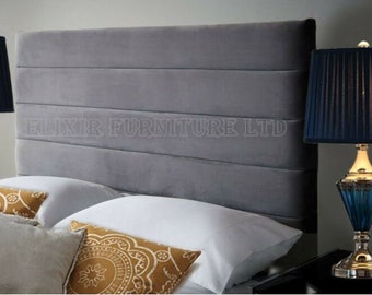 Bellaire Plush Velvet Headboard - 24" Height - All Sizes & Colours