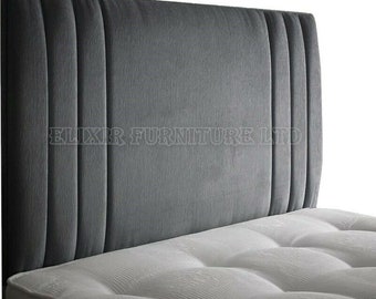 RIO 3 Chenille Headboard - 24" Height - All Sizes & Colours