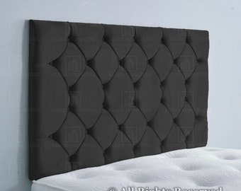 Colchester Plush Velvet Headboard  - 36" Height - All Sizes & Colours