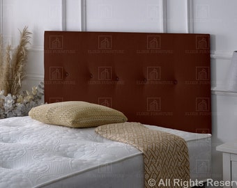 Headboard Chenille Fabric 24" MADRID Upholstered Bed - All Sizes & Colours