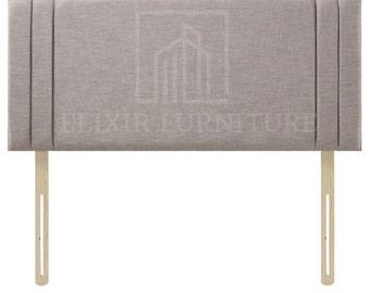 Headboard Turin Fabric 24" Side pannel Upholstered Bed - All Sizes & Colours