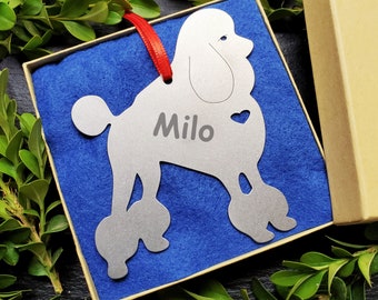 Personalized Poodle  Dog  Ornament • Custom Poodle  Dog  Christmas Ornament  • Dog Pet Gift