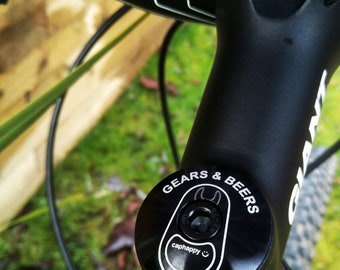 Vari cappucci per stelo bici con bullone - Regalo per ciclisti, regalo per ciclisti, tappo superiore per cuffia