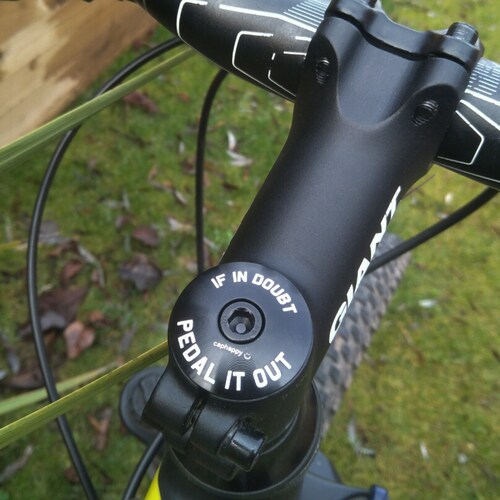 Personalised Date Bike Headset Cap for Cyclists Etsy