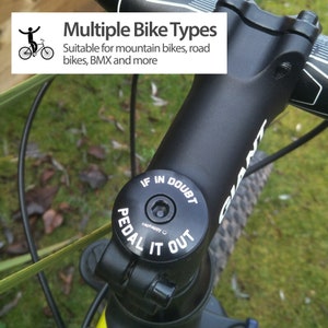 Various Bike Stem Caps with Bolt - Gift for cyclists, Present for bikers, Headset Top Cap