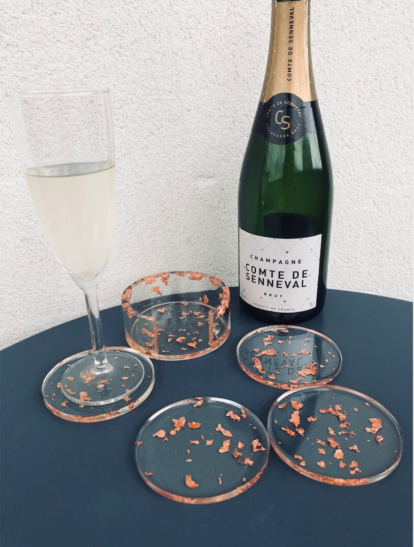 Dessous de Verres Bronze, Pièce Unique et Personnalisables