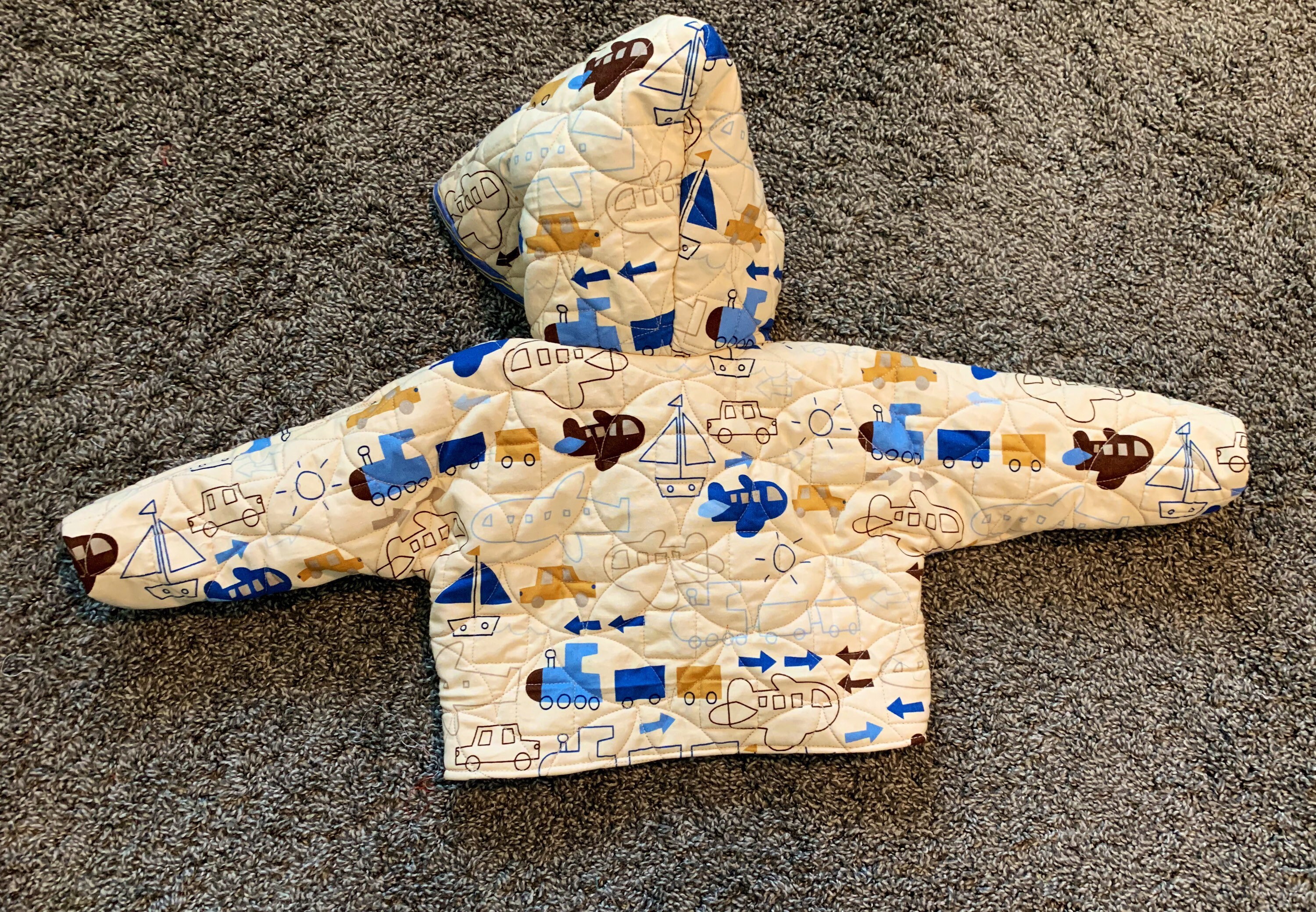 Quilted Baby Jacket Etsy