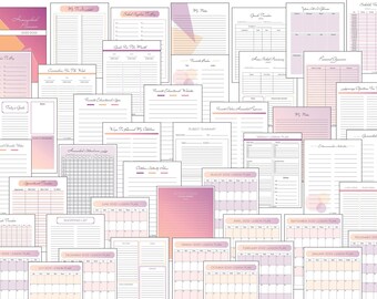 NOTA: Calendario desactualizado / Planificador imprimible para la educación en casa 2022 / Planificador imprimible para la educación en casa 2022-2023 en oferta / Incluye juego de matemáticas GRATIS