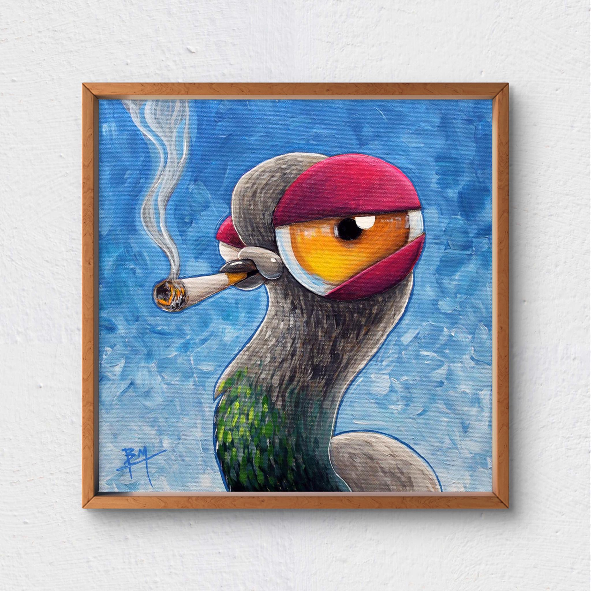 Smoking Pigeon - Etsy Israel